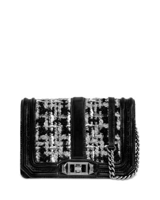 Rebecca Minkoff - Chevron Quilted Small Love Crossbody