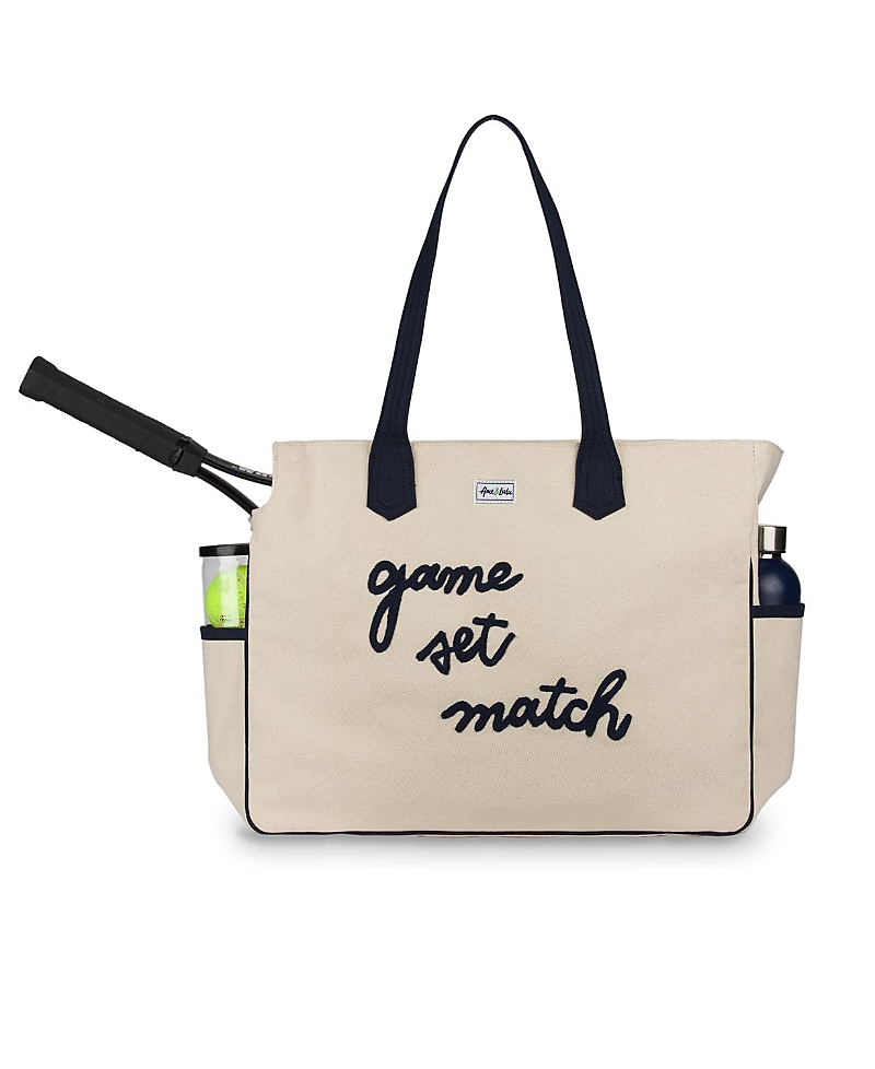 Ame & Lulu Game Set Match Love All Court Bag In Natural