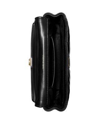 Mini Kira Diamond Quilted Leather Flap Bag