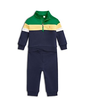 Ralph Lauren - Boys' Striped Fleece Pullover and Pants Set - Baby