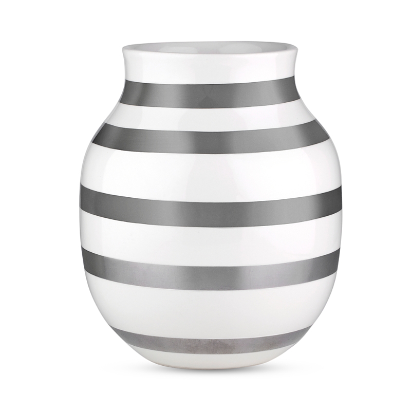 Rosendahl Kahler Omaggio Vase In Silver