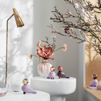 Kahler Canvas Vase, Rose