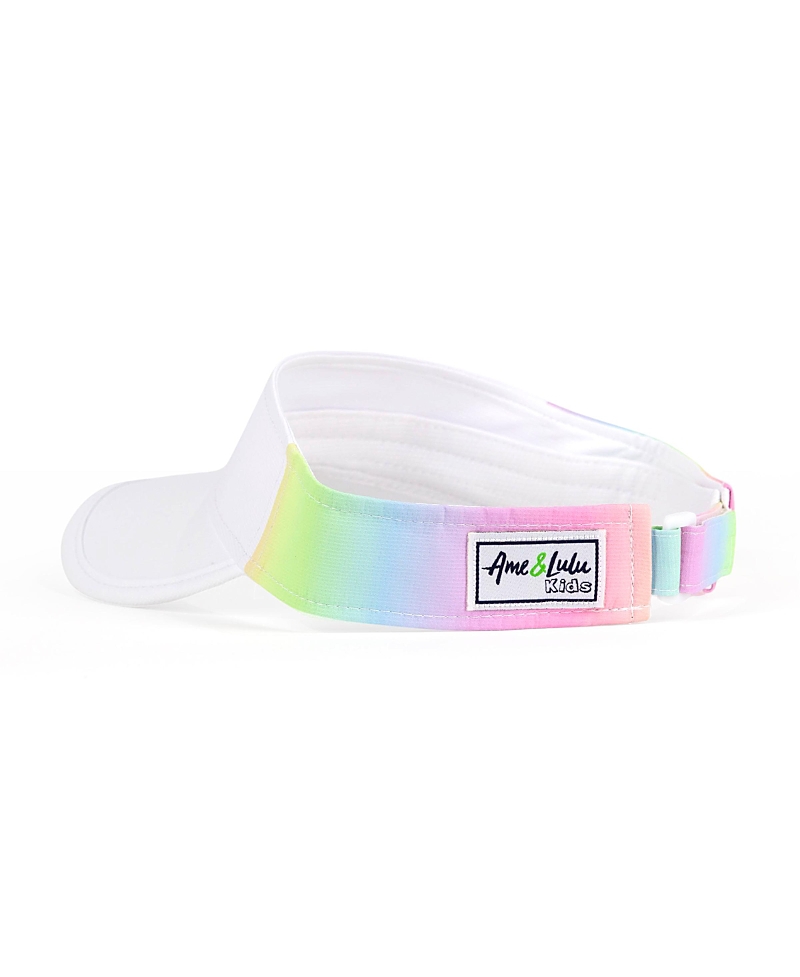 Shop Ame & Lulu Gators Little Love Visor - Little Kid, Big Kid In Rainbow Sherbert