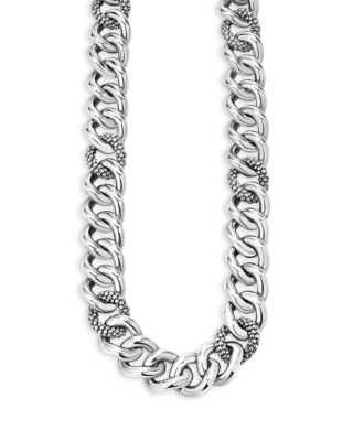 Men's Sterling Silver Anthem Curb Link Chain Necklace/Key Chain - Exclusive