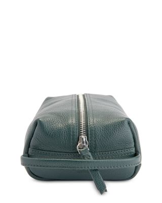 Leather Compact Toiletry Travel Bag