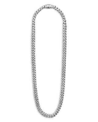 Men's Sterling Silver Anthem Curb Link Chain Necklace, 22" - Exclusive