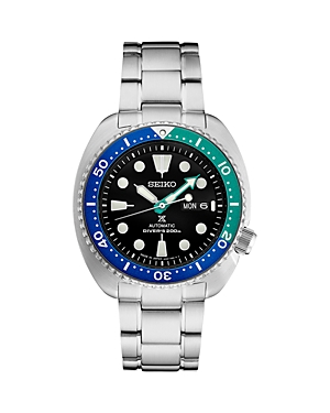 Seiko Watch Prospex Divers Watch, 45mm In Black/silver