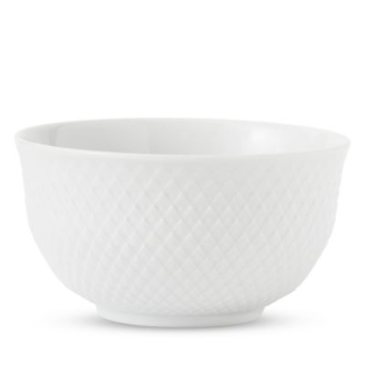 Rosendahl - Lyngby Porcelain Rhombe Bowl, White