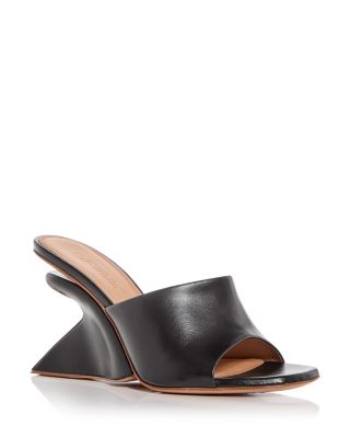 ＊OFF WHITE＊ Jug Wedge Mules Off-White Women's Jug Wedge Sandals | Bloomingdale's