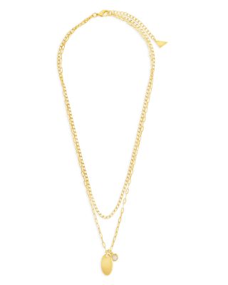 Sterling Forever Isla Layered Necklace, 18