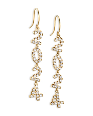Nadri Pave 2024 Drop Earrings In Gold