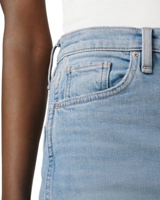 Reconstructed Denim Midi Skirt