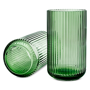 Rosendahl Lyngby Vase, Mouth Blown Glass In Green
