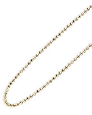 Men's 18K Yellow Gold Anthem Ball Chain Necklace, 22" - Exclusive