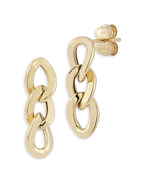 Bloomingdale's Chain Link Earrings in 14K Yellow Gold