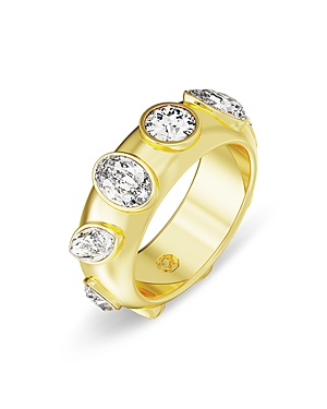 Shop Swarovski Dextera Ring In Gold