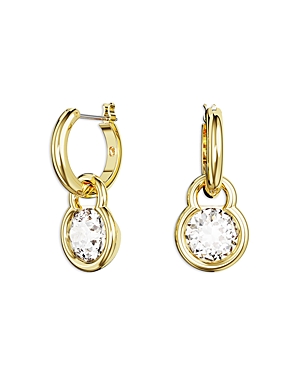 Shop Swarovski Dextera Drop Earrings In Gold