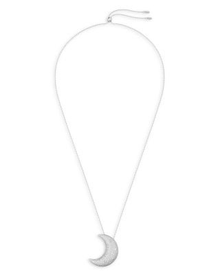 Swarovski Luna Crystal Moon Pendant Necklace, 29.5