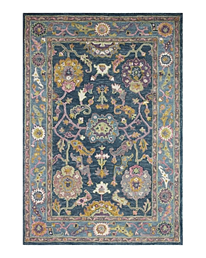 Bashian Valencia Al129 Area Rug, 3'6 X 5'6 In Teal/blue