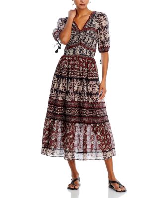 Sea - Danae Smocked Cotton Dress