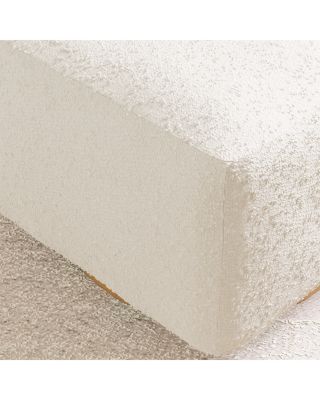 Kiwi Boucl&eacute; Gliding Ottoman