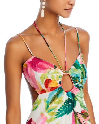 Painted Flowers Maxi Dress - Exclusive