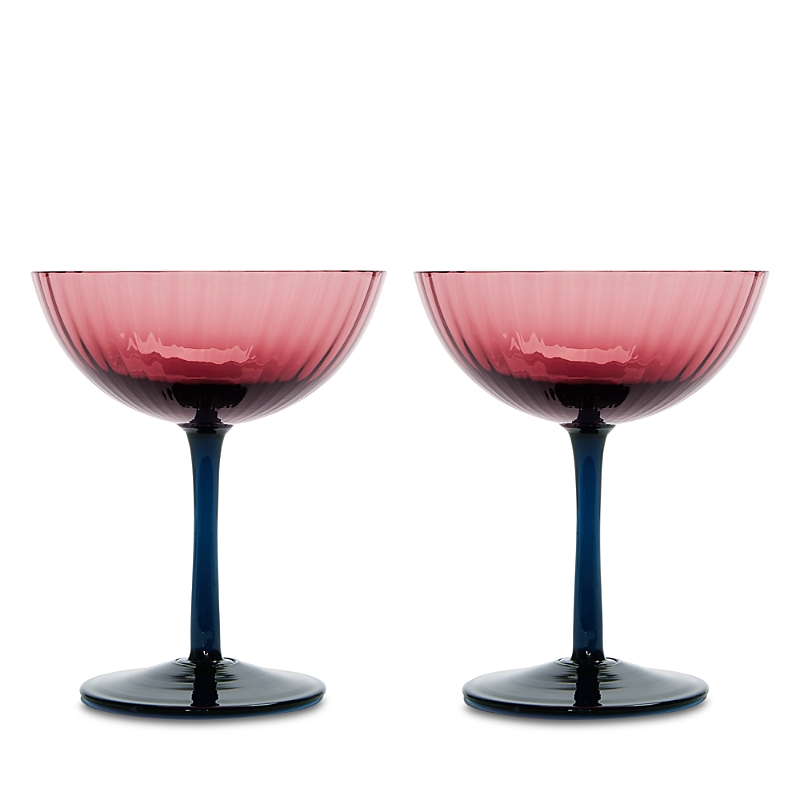 La Doublej Champagne Coupe Glasses, Set Of 2