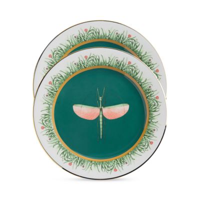 Cortile Print Dinner Plates, Set of 2