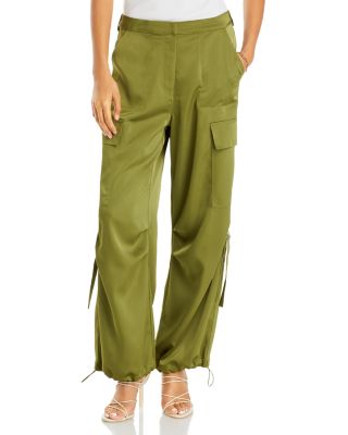Aqua Drawstring Hem Cargo Pants - 100% Exclusive In Olive