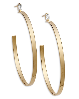Jennifer Zeuner Gemma Large Hoop Earrings In Gold