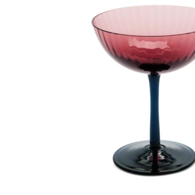 Champagne Coupe Glasses, Set of 2