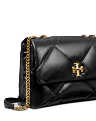 Kira Diamond Quilted Leather Convertible Shoulder Bag