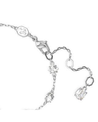 Mesmera Mixed Cut Scatter Bracelet in Rhodium Plated