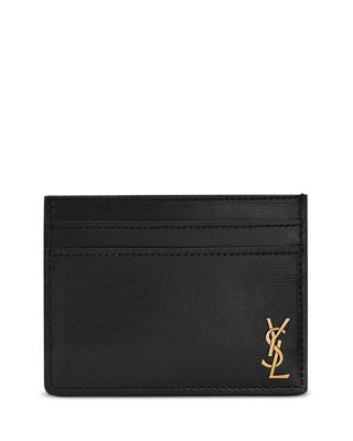 SAINT LAURENT - Tiny Cassandre Credit Card Case