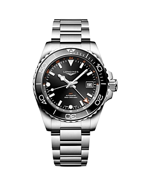 Shop Longines Hydroconquest Watch, 41mm In Black/silver