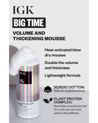 Big Time Volume & Thickening Mousse 6.2 oz.