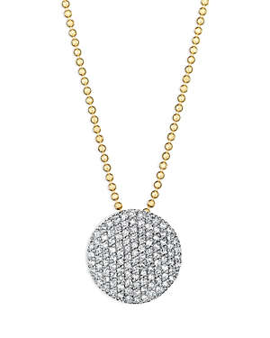 Phillips House 14k Yellow Gold Diamond Infinity Necklace, 16-18 In Gold