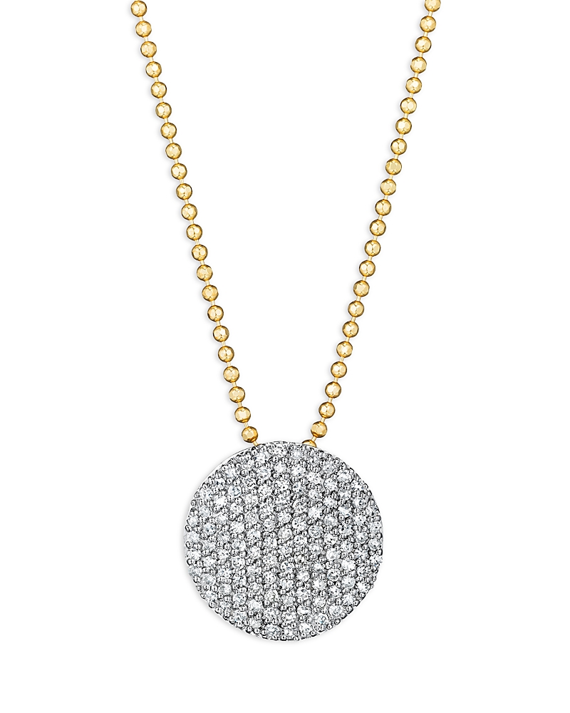 Phillips House 14K Yellow Gold Diamond Infinity Necklace, 16