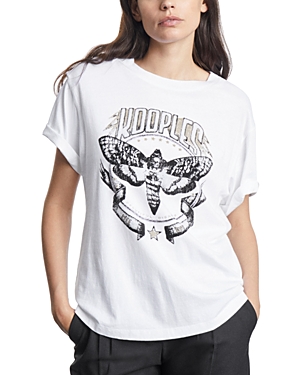 The Kooples Graphic Tee In White