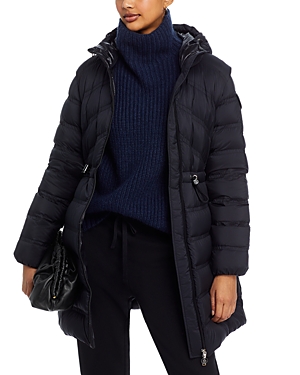 Moncler Women's Alastore Down Puffer Coat In Black