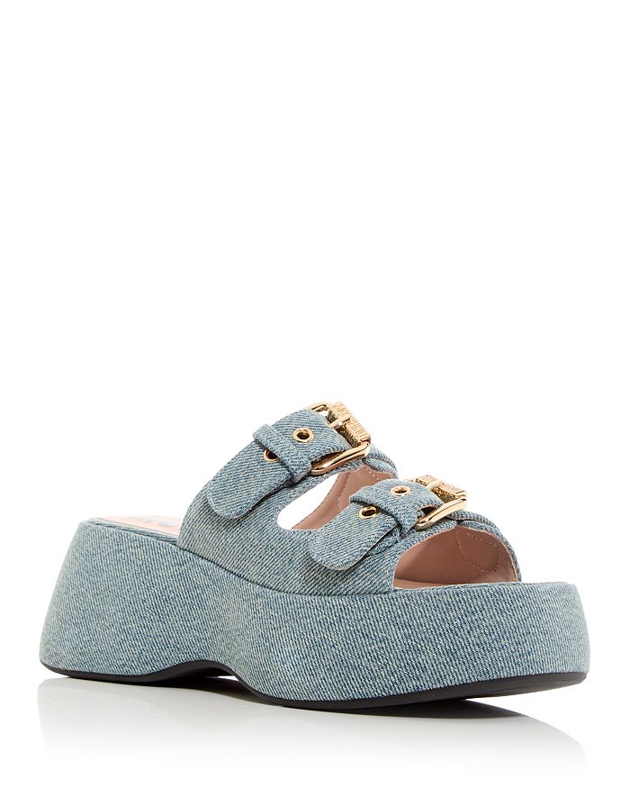 Jane platform top slide sandal