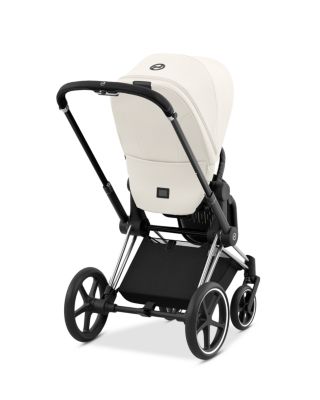 PRIAM 4 Stroller – Chrome Frame and Black Handle
