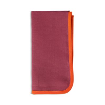 Rainbow Large Linen Napkins, Mixed Set of 4