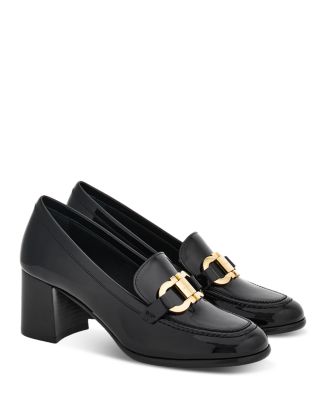 FERRAGAMO Women's Marlena Gancini Patent Leather Block Heel