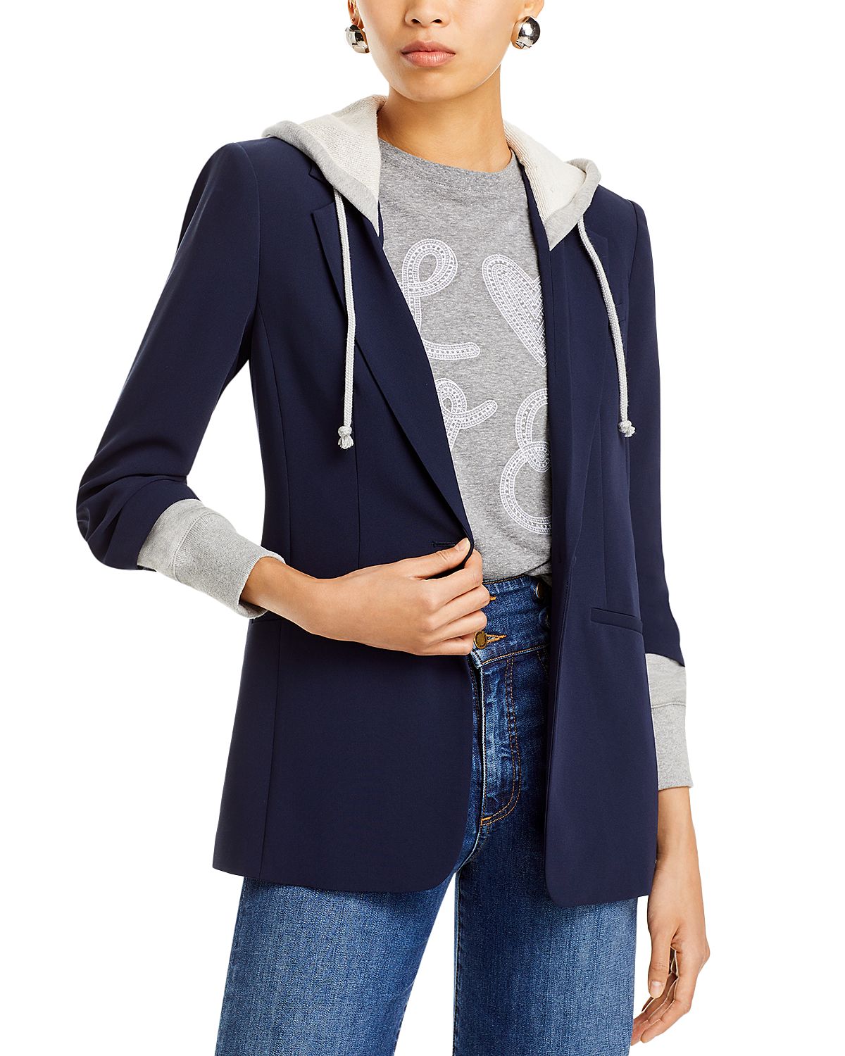 Cinq a Sept Khloe Hooded Blazer
