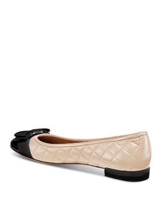 Women's Varina Q Leather Quilted Ballet Flats