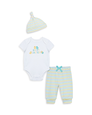 Shop Little Me Boys' Cotton Bodysuit, Pants, & Hat Set - Baby In Multi