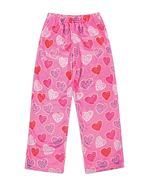 Iscream Girls' Heart Cookies Plush Pants - Big Kid In Multi