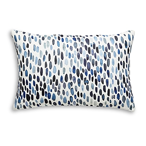 Scalamandre Jamboree Lumbar Decorative Pillow, 22 X 14 In Blues