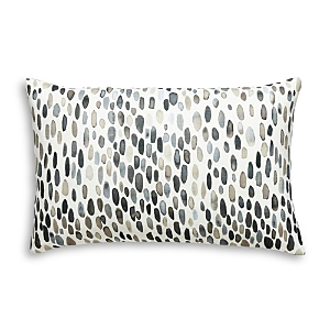 Scalamandre Jamboree Lumbar Decorative Pillow, 22 X 14 In Grey